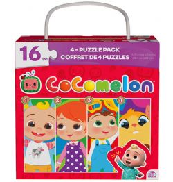 SPINMASTER CASSE-TÊTE 4 X 16 PIÈCES - COCOMELON